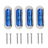 Maxbell 4Pcs Trailer Marker Lights Easy to Install Indicator for Lorry Van
