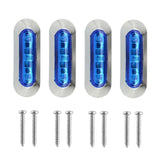 Maxbell 4Pcs Trailer Marker Lights Easy to Install Indicator for Lorry Van