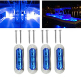 Maxbell 4Pcs Trailer Marker Lights Easy to Install Indicator for Lorry Van