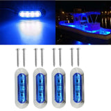 Maxbell 4Pcs Trailer Marker Lights Easy to Install Indicator for Lorry Van
