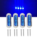 Maxbell 4Pcs Trailer Marker Lights Easy to Install Indicator for Lorry Van