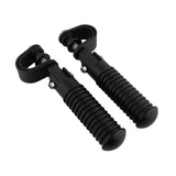 Maxbell 2x Motorcycle 7/8" Crash Bar Highway Footpegs Accessory Universal 22mm Black