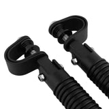 Maxbell 2x Motorcycle 7/8" Crash Bar Highway Footpegs Accessory Universal 22mm Black
