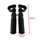 Maxbell 2x Motorcycle 7/8" Crash Bar Highway Footpegs Accessory Universal 22mm Black