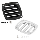 Maxbell Boat Louvered Vent Accessories Air Vent Grill for RV Yacht Marine White