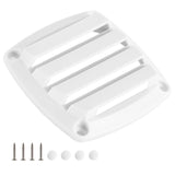 Maxbell Boat Louvered Vent Accessories Air Vent Grill for RV Yacht Marine White
