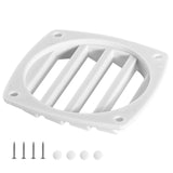 Maxbell Boat Louvered Vent Accessories Air Vent Grill for RV Yacht Marine White