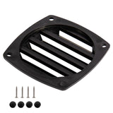 Maxbell Boat Louvered Vent Accessories Air Vent Grill for RV Yacht Marine Black