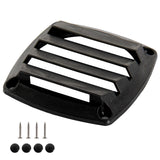 Maxbell Boat Louvered Vent Accessories Air Vent Grill for RV Yacht Marine Black