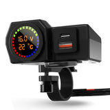 Maxbell 12V-24V Motorcycle USB Phone Charger QC 3.0 Port for Smartphone Cameras