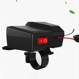 Maxbell 12V-24V Motorcycle USB Phone Charger QC 3.0 Port for Smartphone Cameras
