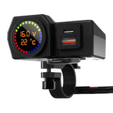 Maxbell 12V-24V Motorcycle USB Phone Charger QC 3.0 Port for Smartphone Cameras