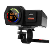 Maxbell 12V-24V Motorcycle USB Phone Charger QC 3.0 Port for Smartphone Cameras