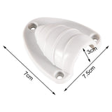 Maxbell Clam Shell Ventilator Direct Replaces Accessory Plastic for Navigation 7x7.5x3cm white