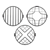 Maxbell 5.75" Motorcycle Headlamp Mesh Grill Guard Protective for Modification Vertical net