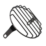 Maxbell 5.75" Motorcycle Headlamp Mesh Grill Guard Protective for Modification Vertical net