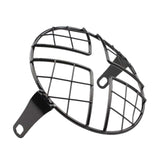 Maxbell 5.75" Motorcycle Headlamp Mesh Grill Guard Protective for Modification X shaped net