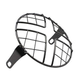 Maxbell 5.75" Motorcycle Headlamp Mesh Grill Guard Protective for Modification X shaped net