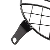 Maxbell 5.75" Motorcycle Headlamp Mesh Grill Guard Protective for Modification X shaped net