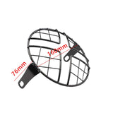 Maxbell 5.75" Motorcycle Headlamp Mesh Grill Guard Protective for Modification X shaped net