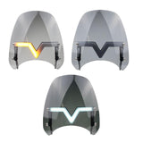 Maxbell Windshield Protector with Day Lights Windproof Replaces for #Motorcycle Black
