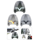 Maxbell Windshield Protector with Day Lights Windproof Replaces for #Motorcycle Black