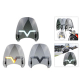 Maxbell Windshield Protector with Day Lights Windproof Replaces for #Motorcycle Black