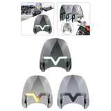 Maxbell Windshield Protector with Day Lights Windproof Replaces for #Motorcycle Black