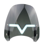 Maxbell Windshield Protector with Day Lights Windproof Replaces for #Motorcycle Black