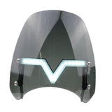 Maxbell Windshield Protector with Day Lights Windproof Replaces for #Motorcycle Black