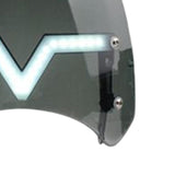 Maxbell Windshield Protector with Day Lights Windproof Replaces for #Motorcycle Black