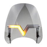 Maxbell Windshield Protector with Day Lights Windproof Replaces for #Motorcycle Smoky color