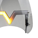 Maxbell Windshield Protector with Day Lights Windproof Replaces for #Motorcycle Smoky color