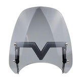 Maxbell Windshield Protector with Day Lights Windproof Replaces for #Motorcycle Gray