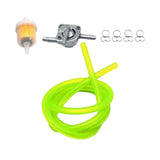 Maxbell Professional Gas Fuel Switch with Filter Fuel Line for Motorcycle Yellow