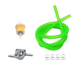 Maxbell Professional Gas Fuel Switch with Filter Fuel Line for Motorcycle Green