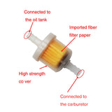 Maxbell Fuel Switch Valve Hose Line Easy Installation Accessories for Go Karts Red