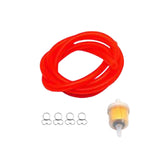 Maxbell Fuel Switch Valve Hose Line Easy Installation Accessories for Go Karts Red