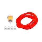 Maxbell Fuel Switch Valve Hose Line Easy Installation Accessories for Go Karts Red