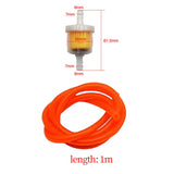 Maxbell Fuel Switch Valve Hose Line Easy Installation Accessories for Go Karts Orange