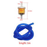 Maxbell Fuel Switch Valve Hose Line Easy Installation Accessories for Go Karts Blue