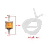 Maxbell Fuel Switch Valve Hose Line Easy Installation Accessories for Go Karts Clear