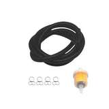 Maxbell Fuel Switch Valve Hose Line Easy Installation Accessories for Go Karts Black