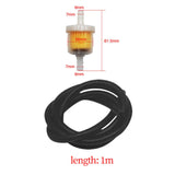 Maxbell Fuel Switch Valve Hose Line Easy Installation Accessories for Go Karts Black