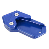 Maxbell CNC Side Stand Extension Pad Support Plate Extension Pad for Motorcycle Blue