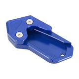 Maxbell CNC Side Stand Extension Pad Support Plate Extension Pad for Motorcycle Blue