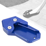 Maxbell CNC Side Stand Extension Pad Support Plate Extension Pad for Motorcycle Blue