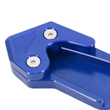 Maxbell CNC Side Stand Extension Pad Support Plate Extension Pad for Motorcycle Blue