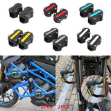 Maxbell Engine Bumper Guard Crash Bar Decor Protector Lightweight Aluminum Alloy Black