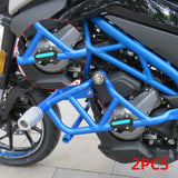 Maxbell Engine Bumper Guard Crash Bar Decor Protector Lightweight Aluminum Alloy Blue